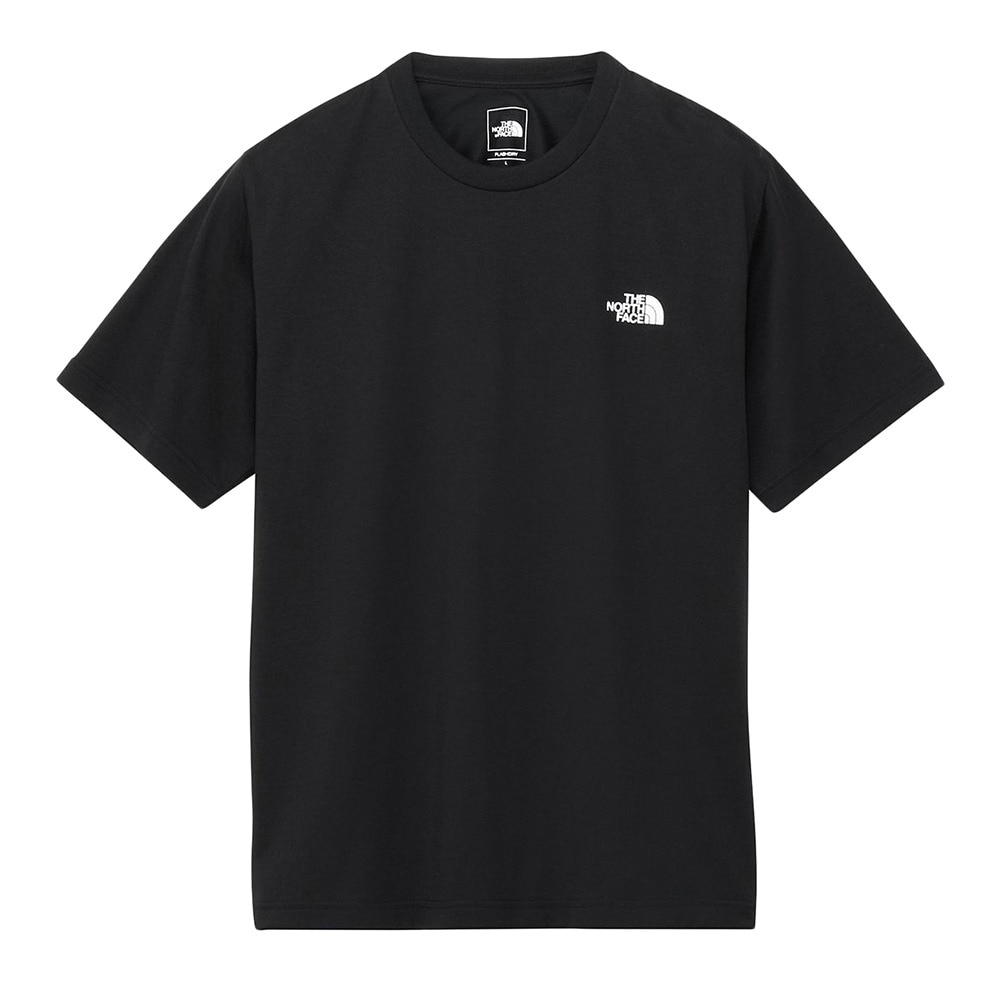 ザ・ノース・フェイス（THE NORTH FACE）（メンズ）バックスクエア トラバースロゴ半袖Tシャツ NT32543 K