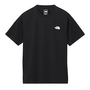 (メンズ)バックスクエア トラバースロゴ半袖Tシャツ NT32543 K
