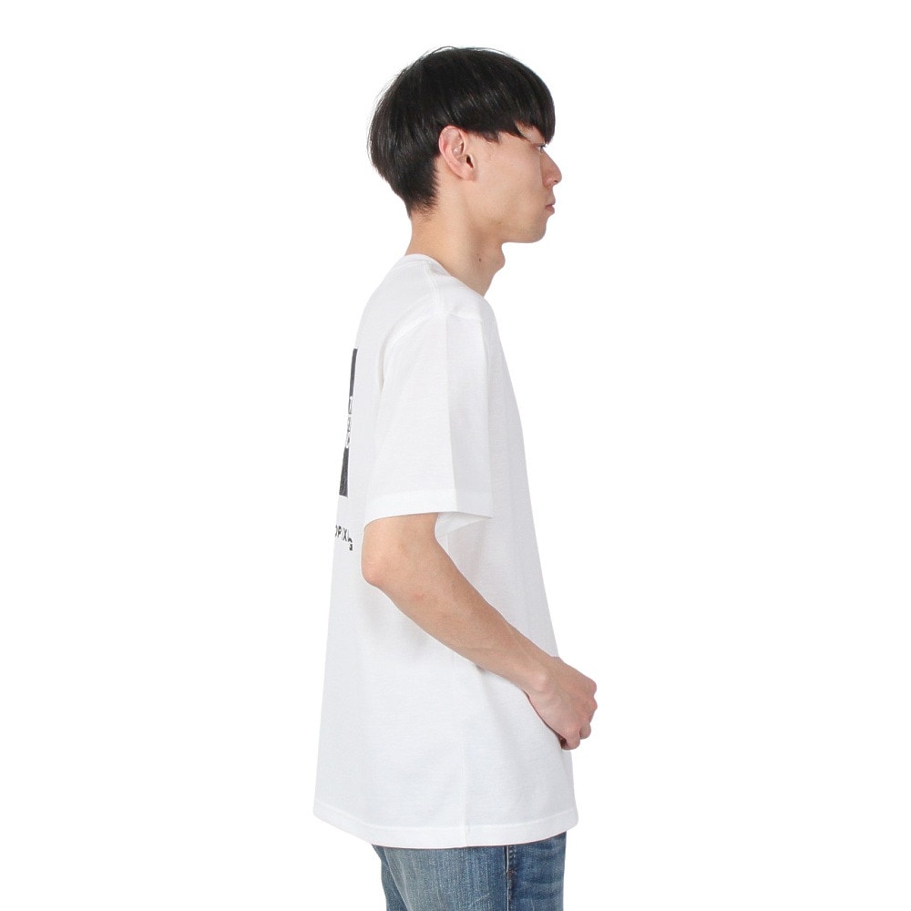 ザ・ノース・フェイス（THE NORTH FACE）（メンズ）バックスクエア トラバースロゴ半袖Tシャツ NT32543 W