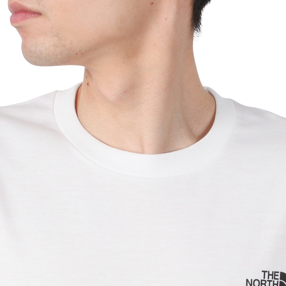 ザ・ノース・フェイス（THE NORTH FACE）（メンズ）バックスクエア トラバースロゴ半袖Tシャツ NT32543 W