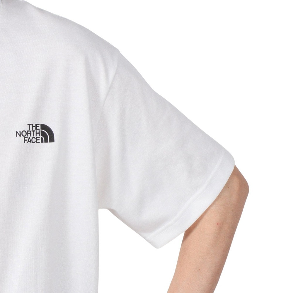 ザ・ノース・フェイス（THE NORTH FACE）（メンズ）バックスクエア トラバースロゴ半袖Tシャツ NT32543 W