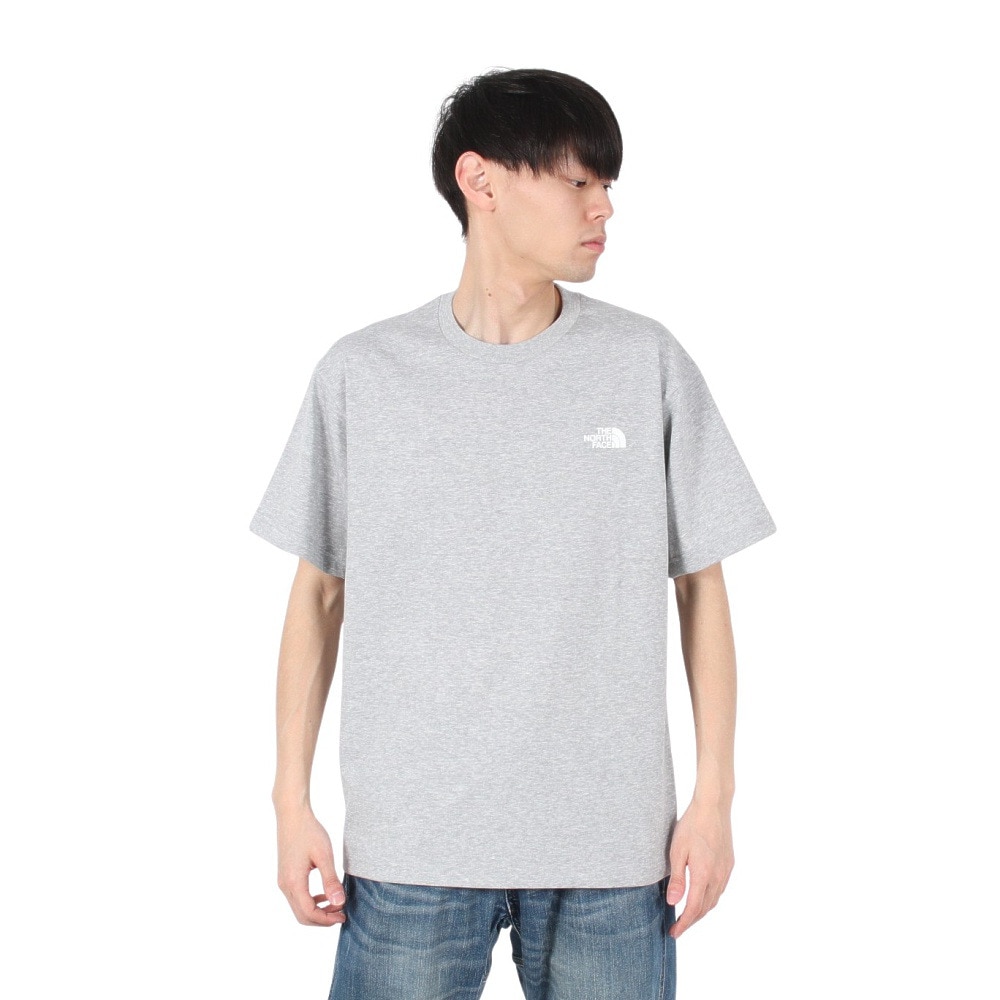 ザ・ノース・フェイス（THE NORTH FACE）（メンズ）バックスクエア トラバースロゴ半袖Tシャツ NT32543 Z