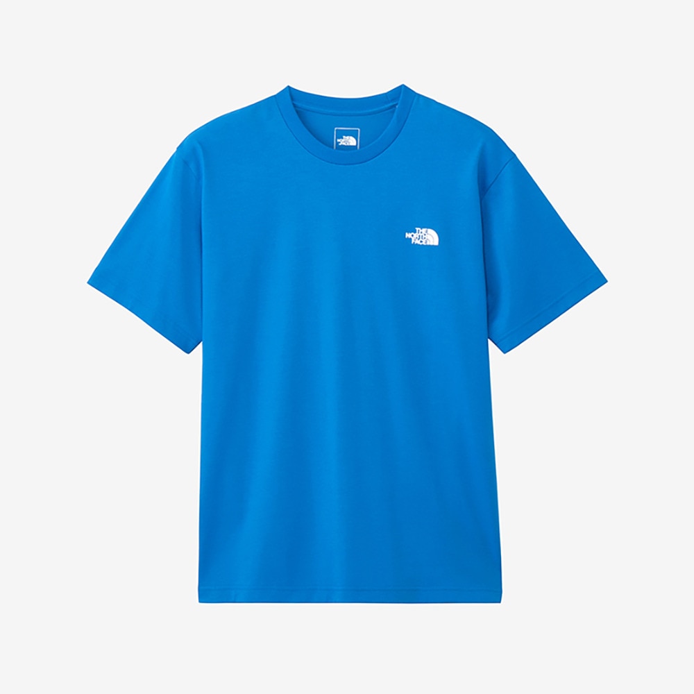 ザ・ノース・フェイス（THE NORTH FACE）（メンズ、レディース）半袖Tシャツ ショートスリーブフラッシュドライセブンサミットグラフィックティー NT32544 HB ブルー