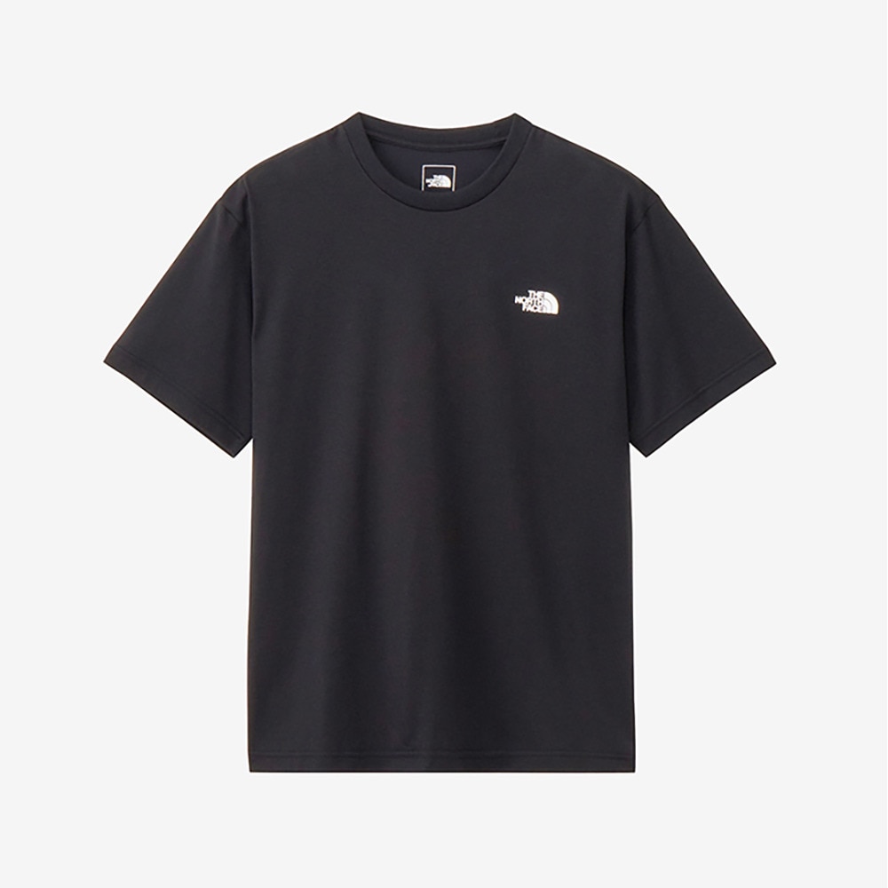 ザ・ノース・フェイス（THE NORTH FACE）（メンズ、レディース）半袖Tシャツ ショートスリーブフラッシュドライセブンサミットグラフィックティー NT32544 K ブラック
