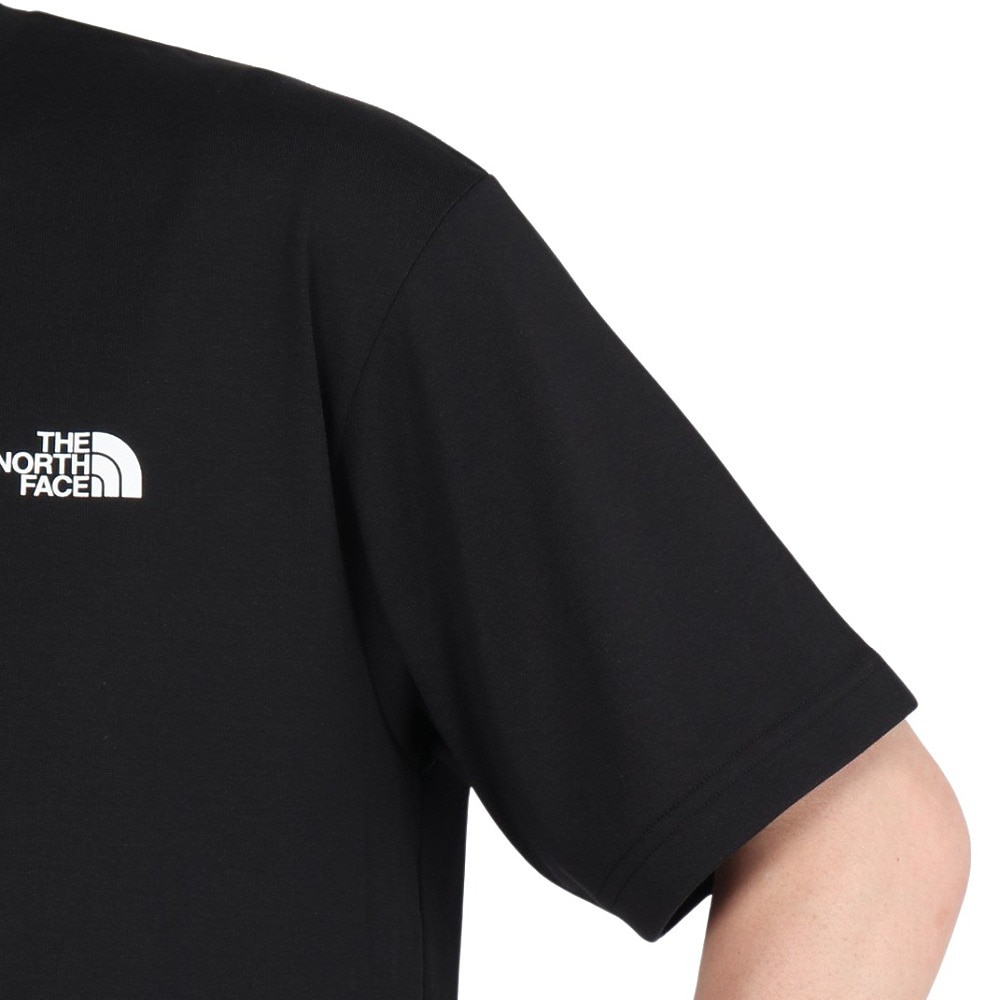 ザ・ノース・フェイス（THE NORTH FACE）（メンズ、レディース）半袖Tシャツ ショートスリーブフラッシュドライセブンサミットグラフィックティー NT32544 K ブラック