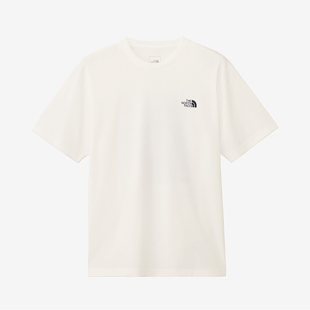 ザ・ノース・フェイス（THE NORTH FACE）（メンズ、レディース）半袖Tシャツ ショートスリーブフラッシュドライセブンサミットグラフィックティー NT32544 W ホワイト