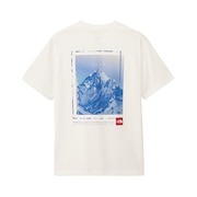 (メンズ、レディース)半袖Tシャツ ショートスリーブフラッシュドライセブンサミットグラフィックティー NT32544