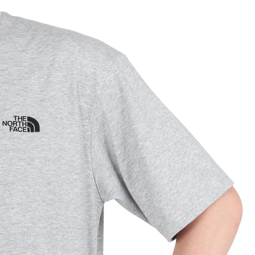 ザ・ノース・フェイス（THE NORTH FACE）（メンズ、レディース）半袖Tシャツ ショートスリーブフラッシュドライセブンサミットグラフィックティー NT32544 Z グレー