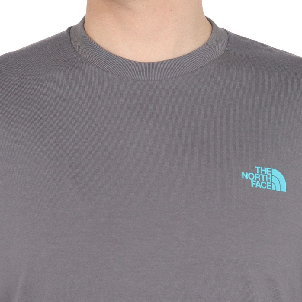 ザ・ノース・フェイス（THE NORTH FACE）（メンズ、レディース）半袖Tシャツ ショートスリーブフラッシュドライカクタスロゴティー NT32545 SP グレー