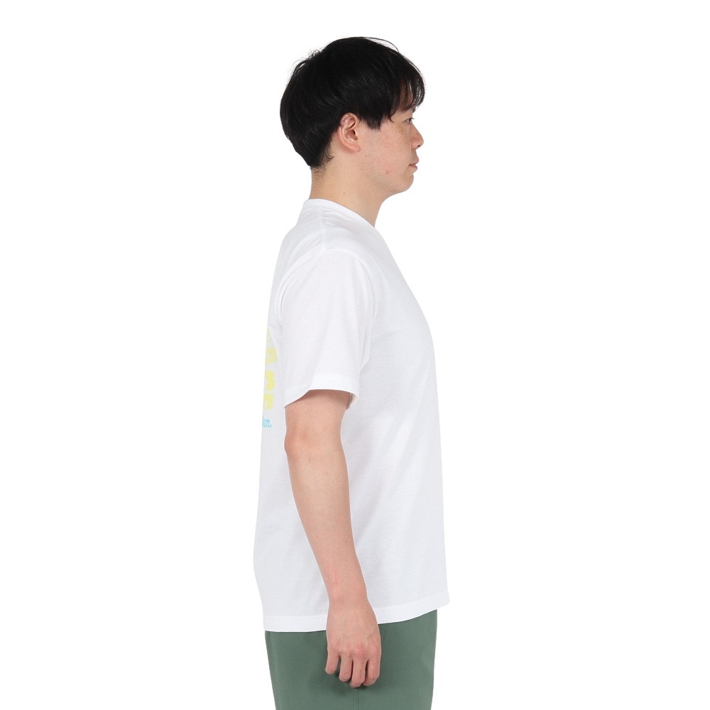ザ・ノース・フェイス（THE NORTH FACE）（メンズ、レディース）半袖Tシャツ ショートスリーブフラッシュドライカクタスロゴティー NT32545 W ホワイト