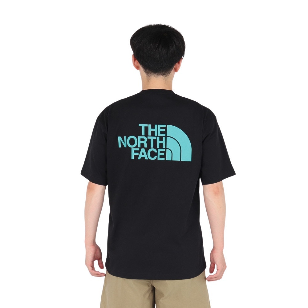 ザ・ノース・フェイス（THE NORTH FACE）（メンズ、レディース）半袖Tシャツ ショートスリーブフラッシュドライカラースキームコットンティー NT32548 K ブラック