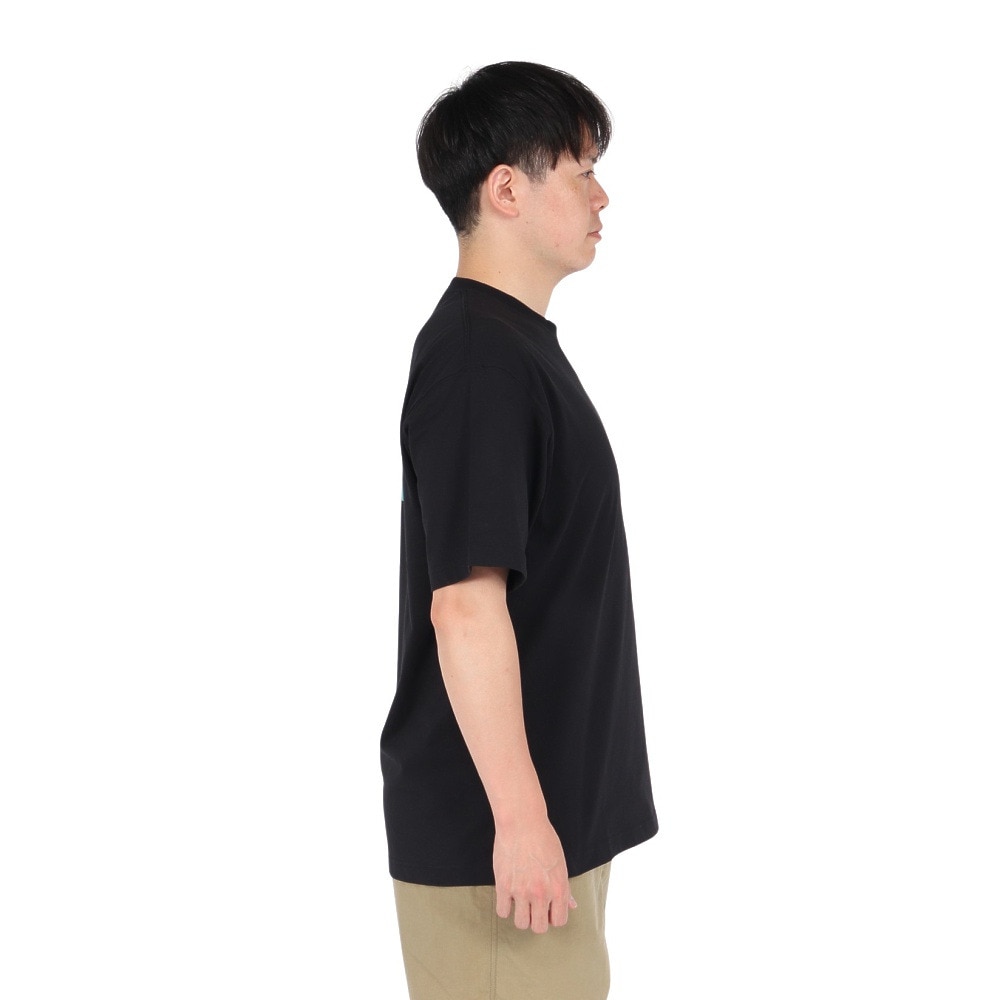 ザ・ノース・フェイス（THE NORTH FACE）（メンズ、レディース）半袖Tシャツ ショートスリーブフラッシュドライカラースキームコットンティー NT32548 K ブラック