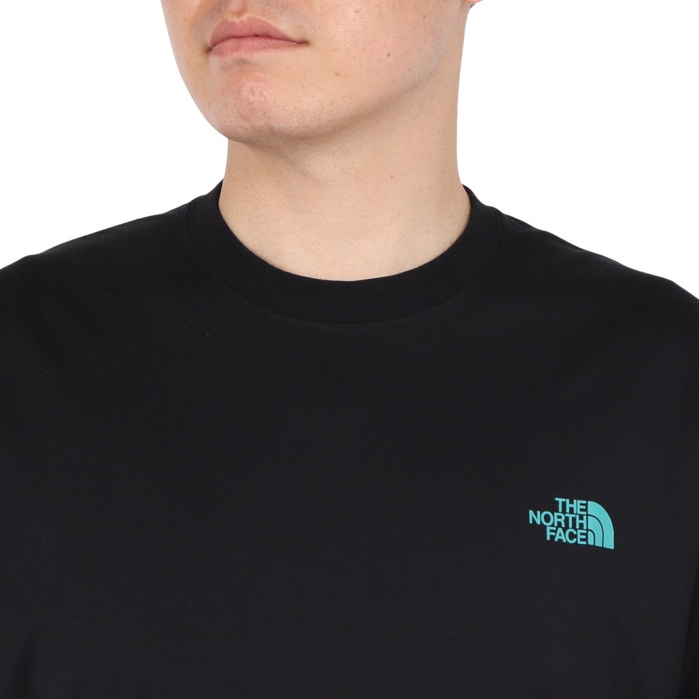 ザ・ノース・フェイス（THE NORTH FACE）（メンズ、レディース）半袖Tシャツ ショートスリーブフラッシュドライカラースキームコットンティー NT32548 K ブラック
