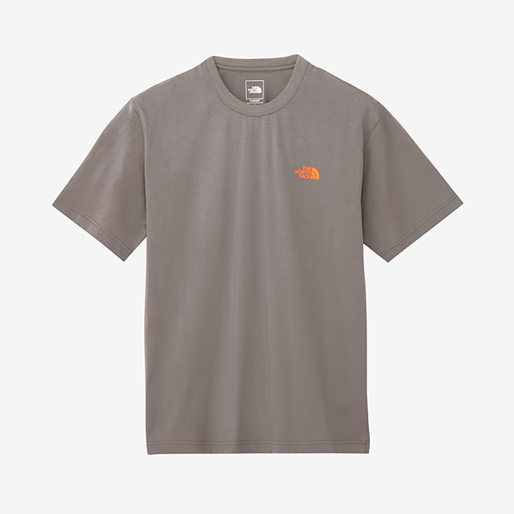 ザ・ノース・フェイス（THE NORTH FACE）（メンズ、レディース）半袖Tシャツ ショートスリーブフラッシュドライカラースキームコットンティー NT32548 SP グレー
