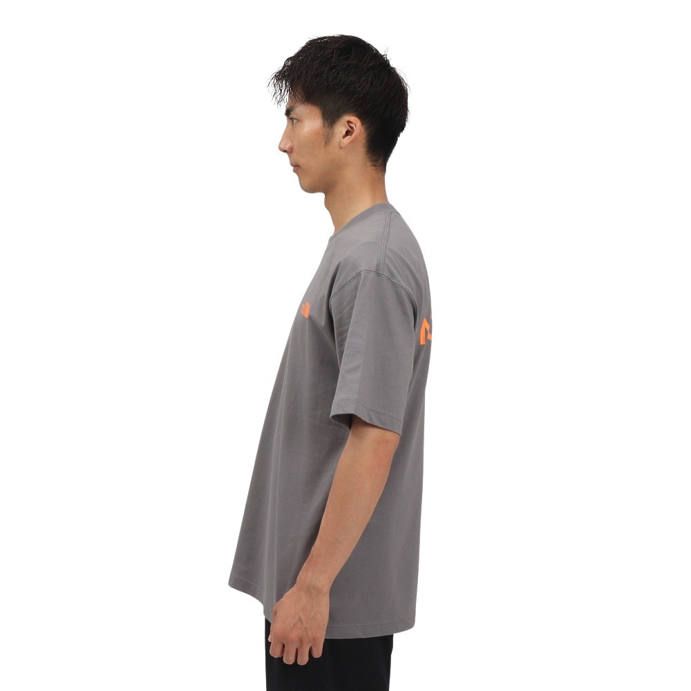 ザ・ノース・フェイス（THE NORTH FACE）（メンズ、レディース）半袖Tシャツ ショートスリーブフラッシュドライカラースキームコットンティー NT32548 SP グレー