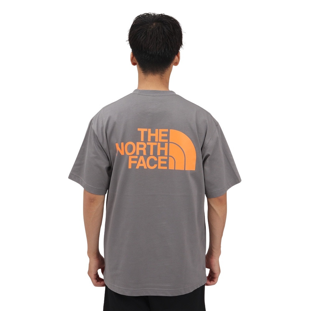 ザ・ノース・フェイス（THE NORTH FACE）（メンズ、レディース）半袖Tシャツ ショートスリーブフラッシュドライカラースキームコットンティー NT32548 SP グレー