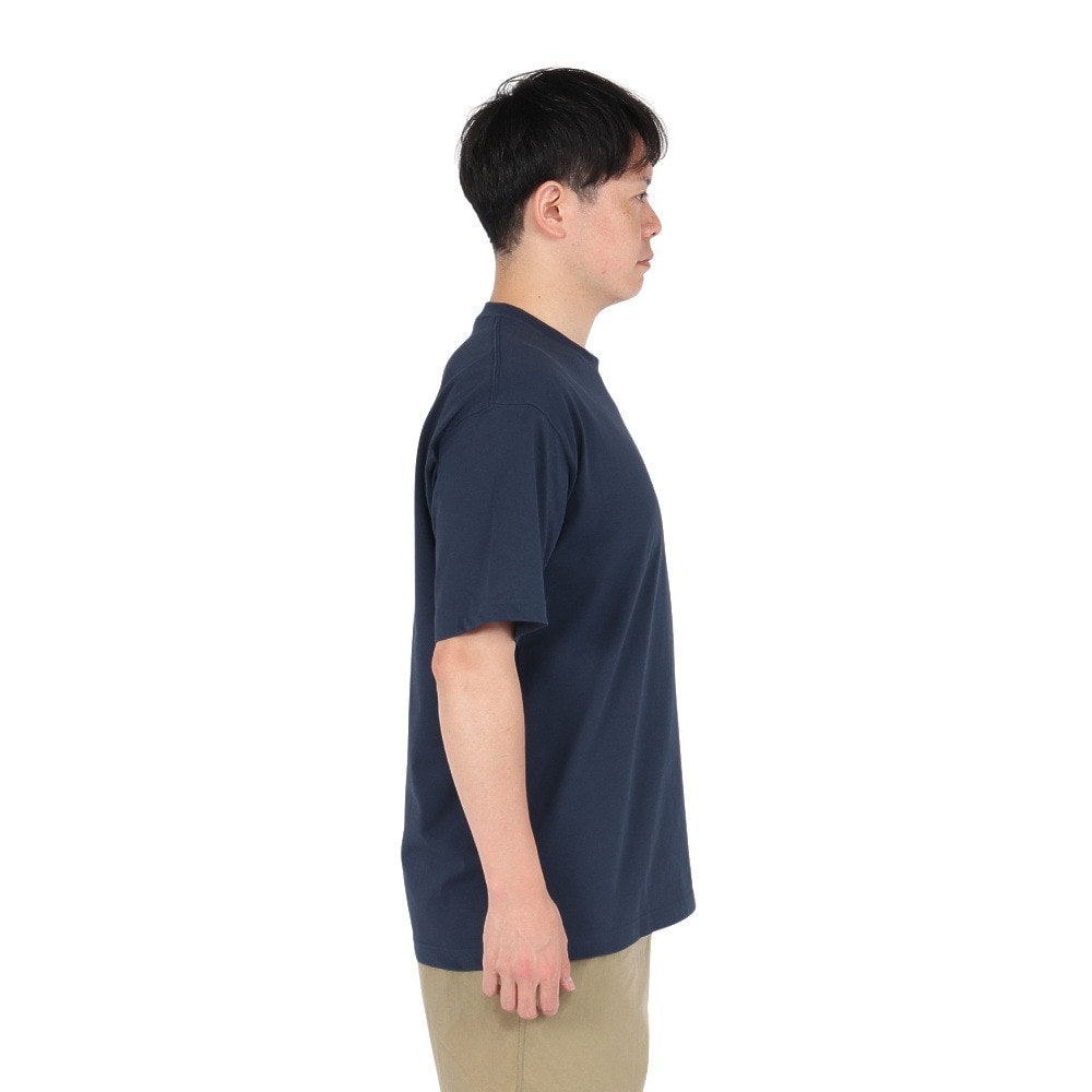 ザ・ノース・フェイス（THE NORTH FACE）（メンズ、レディース）半袖Tシャツ ショートスリーブフラッシュドライカラースキームコットンティー NT32548 UN10879099301 ネイビー