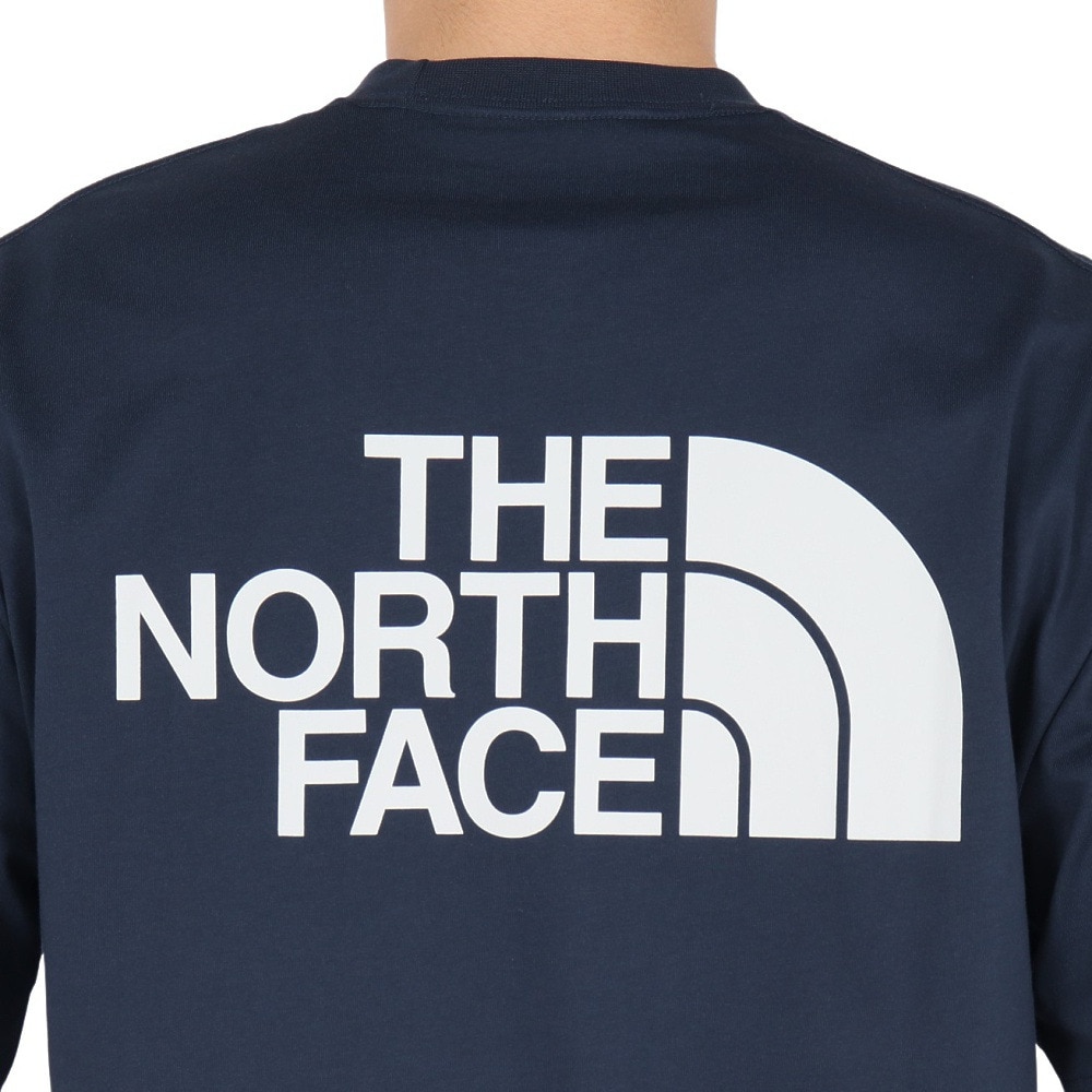 ザ・ノース・フェイス（THE NORTH FACE）（メンズ、レディース）半袖Tシャツ ショートスリーブフラッシュドライカラースキームコットンティー NT32548 UN10879099301 ネイビー