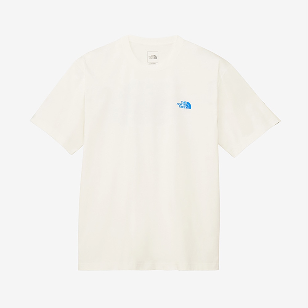 ザ・ノース・フェイス（THE NORTH FACE）（メンズ、レディース）半袖Tシャツ ショートスリーブフラッシュドライカラースキームコットンティー NT32548 W ホワイト