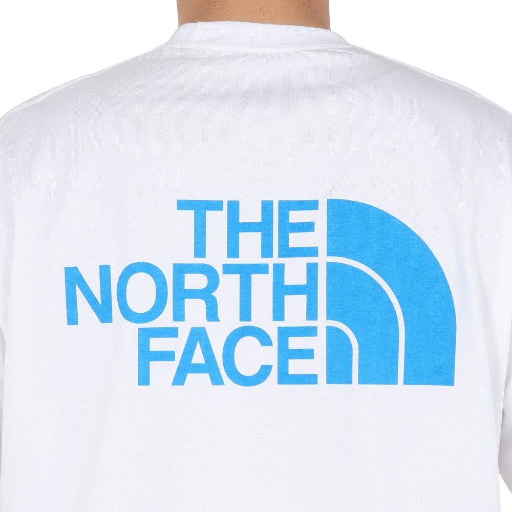 ザ・ノース・フェイス（THE NORTH FACE）（メンズ、レディース）半袖Tシャツ ショートスリーブフラッシュドライカラースキームコットンティー NT32548 W ホワイト