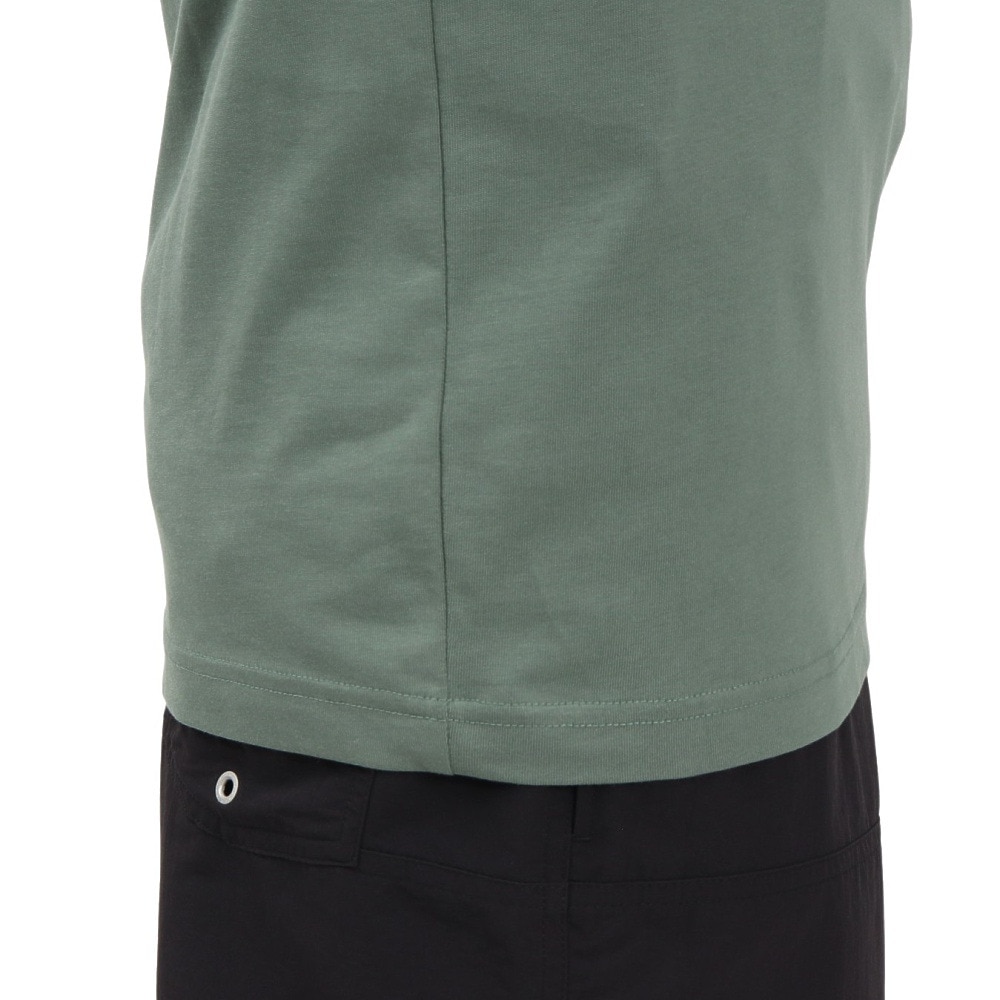 ザ・ノース・フェイス（THE NORTH FACE）（メンズ、レディース）半袖フラッシュドライ ピクセルプラント コットンTシャツ NT32549 DG