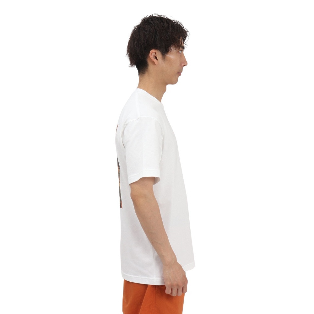 ザ・ノース・フェイス（THE NORTH FACE）（メンズ、レディース）半袖Tシャツ ショートスリーブフラッシュドライピクセルプラントコットンティー NT32549 W