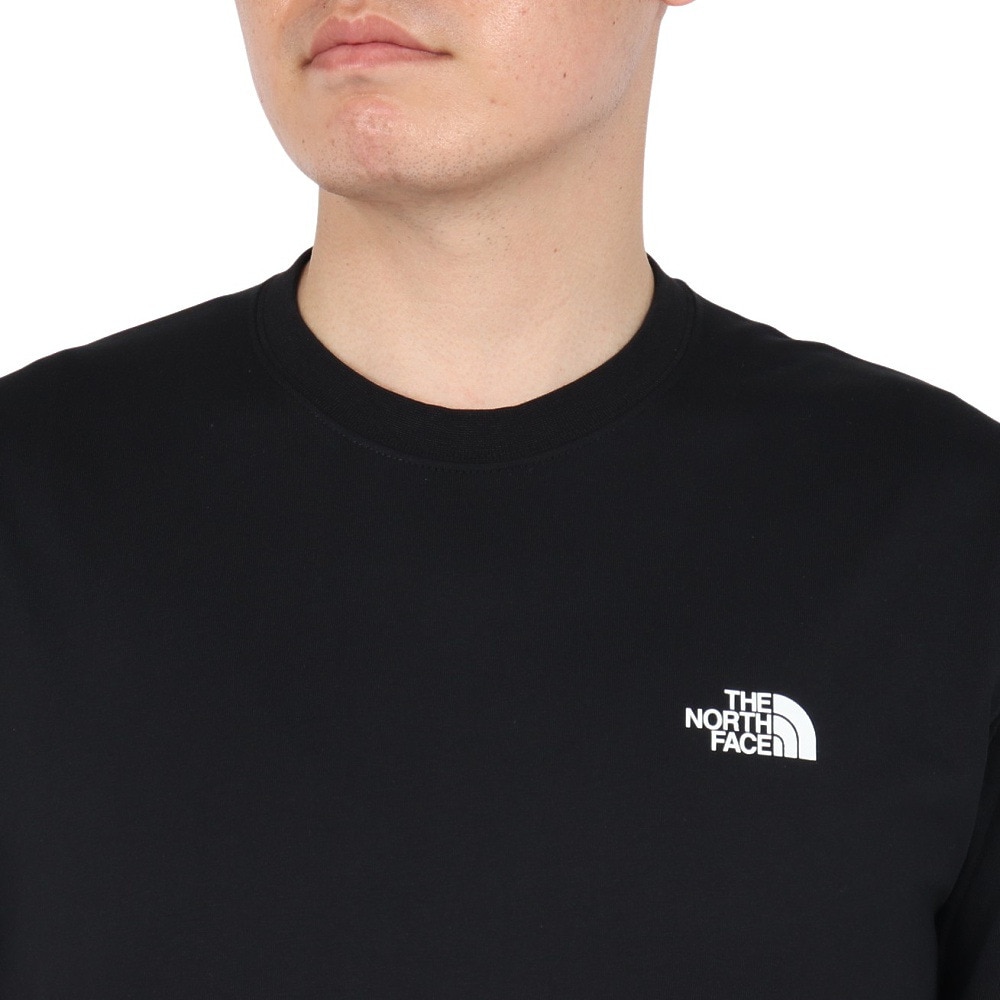 ザ・ノース・フェイス（THE NORTH FACE）（メンズ、レディース）半袖Tシャツ ショートスリーブフラッシュドライグローブグリッドコットンティー NT32550 K ブラック