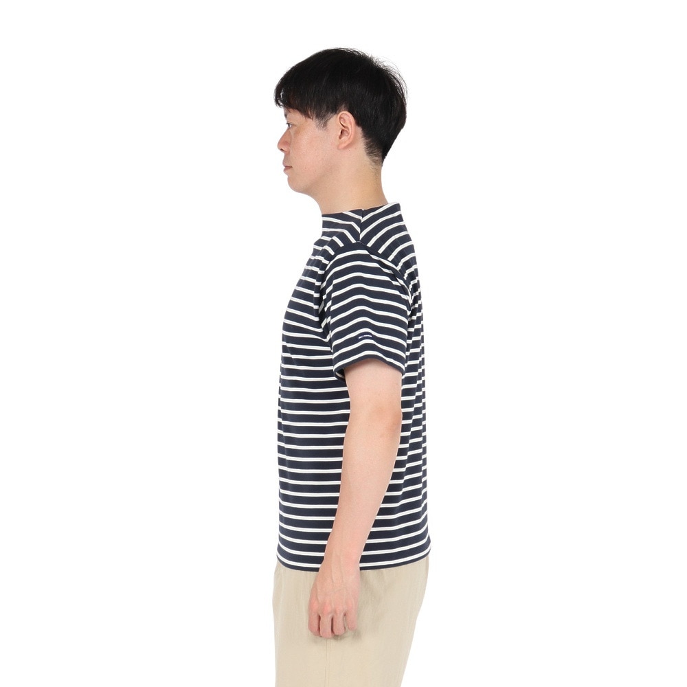 ヘリーハンセン（HELLY HANSEN）（メンズ）ショートスリーブ マリンボーダーTシャツ HH62511 DO ネイビー×ホワイト