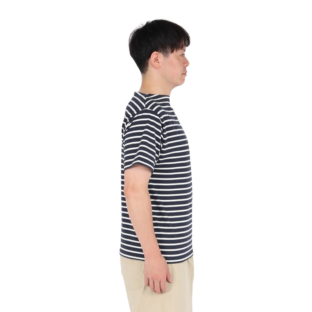 ヘリーハンセン（HELLY HANSEN）（メンズ）ショートスリーブ マリンボーダーTシャツ HH62511 DO ネイビー×ホワイト