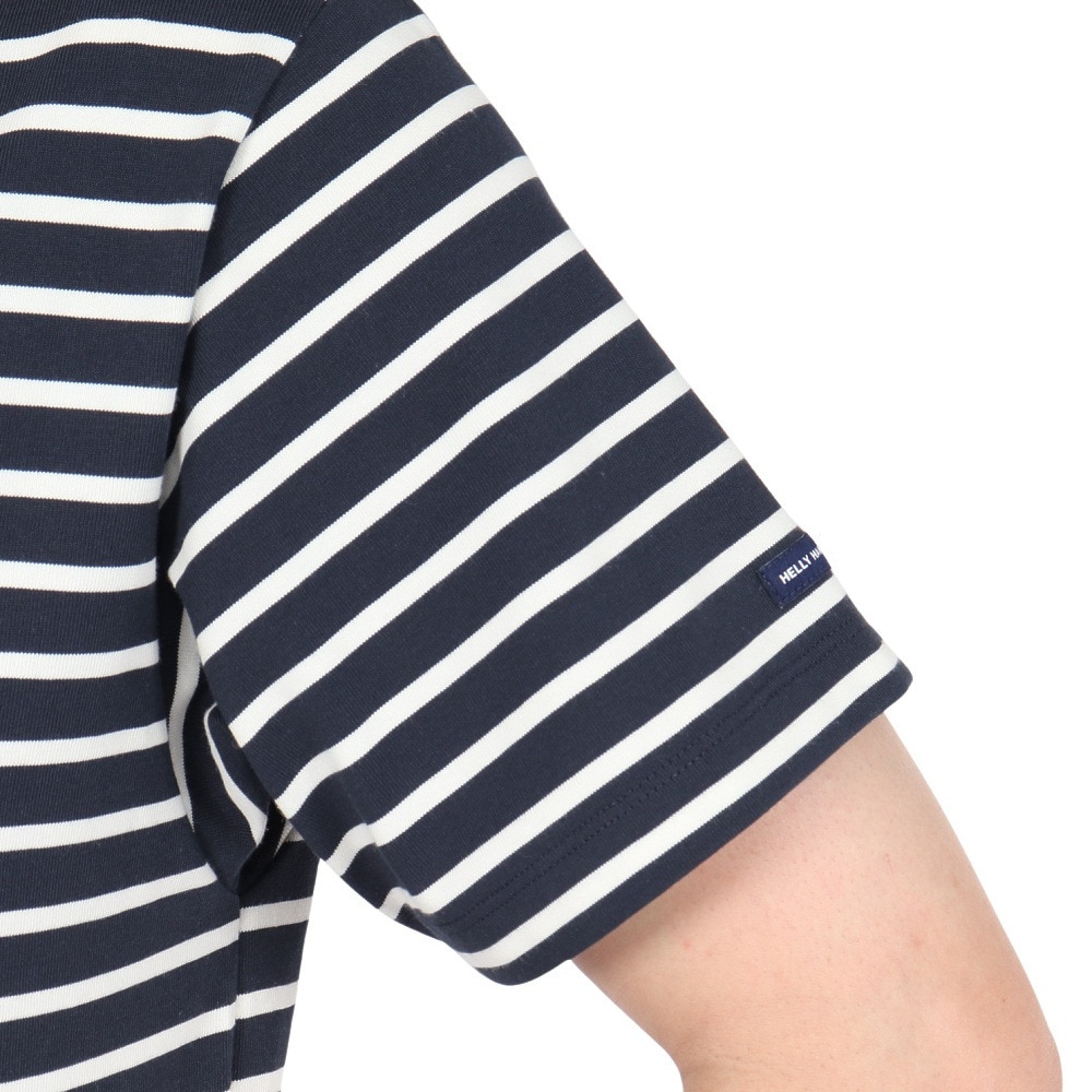 ヘリーハンセン（HELLY HANSEN）（メンズ）ショートスリーブ マリンボーダーTシャツ HH62511 DO ネイビー×ホワイト