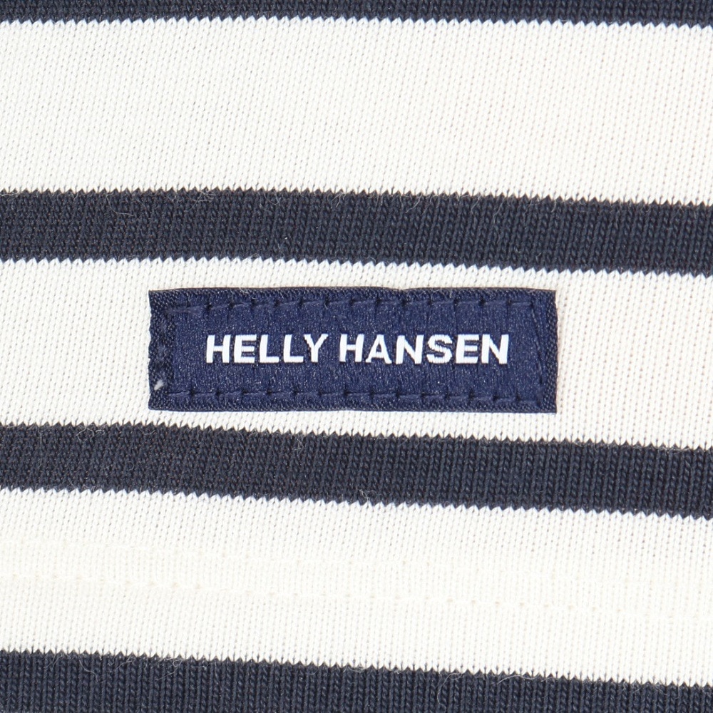 ヘリーハンセン（HELLY HANSEN）（メンズ）ショートスリーブ マリンボーダーTシャツ HH62511 OD ホワイト×ネイビー