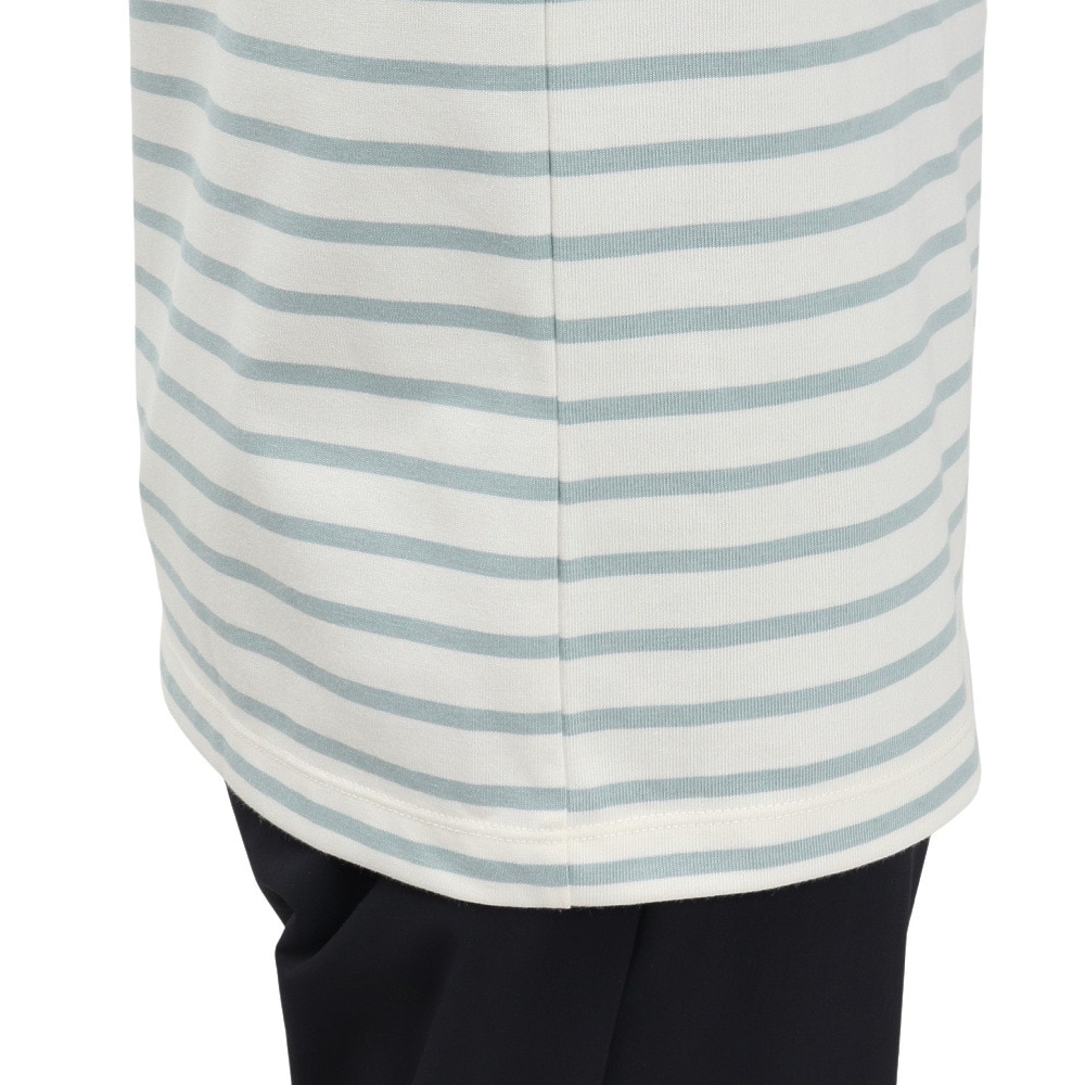 ヘリーハンセン（HELLY HANSEN）（メンズ）ショートスリーブ マリンボーダーTシャツ HH62511 TG ホワイト×グレー 速乾