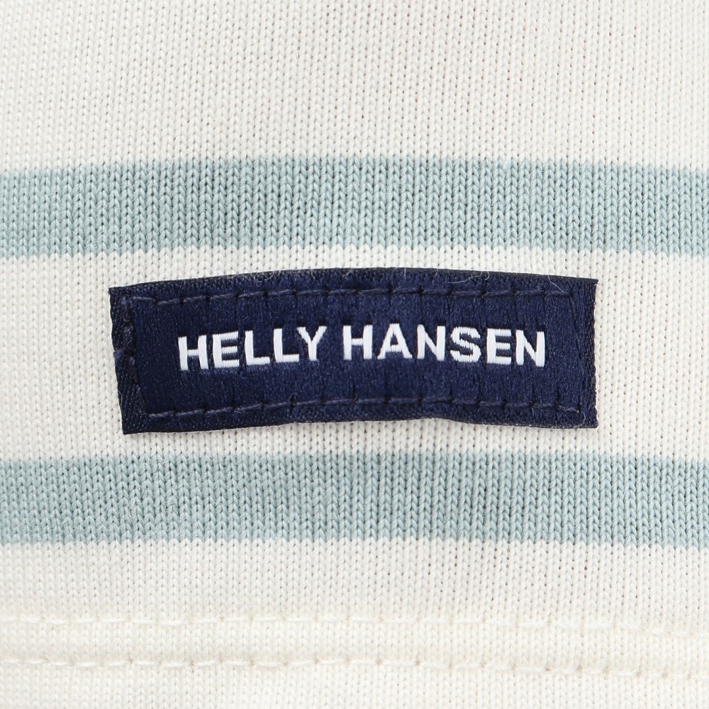 ヘリーハンセン（HELLY HANSEN）（メンズ）ショートスリーブ マリンボーダーTシャツ HH62511 TG ホワイト×グレー 速乾