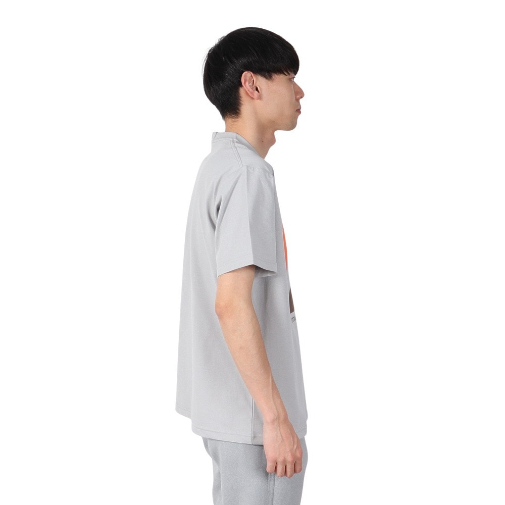 マーモット（Marmot）（メンズ）半袖Tシャツ クラック Tシャツ MTSS25MST063-C003 グレー 速乾