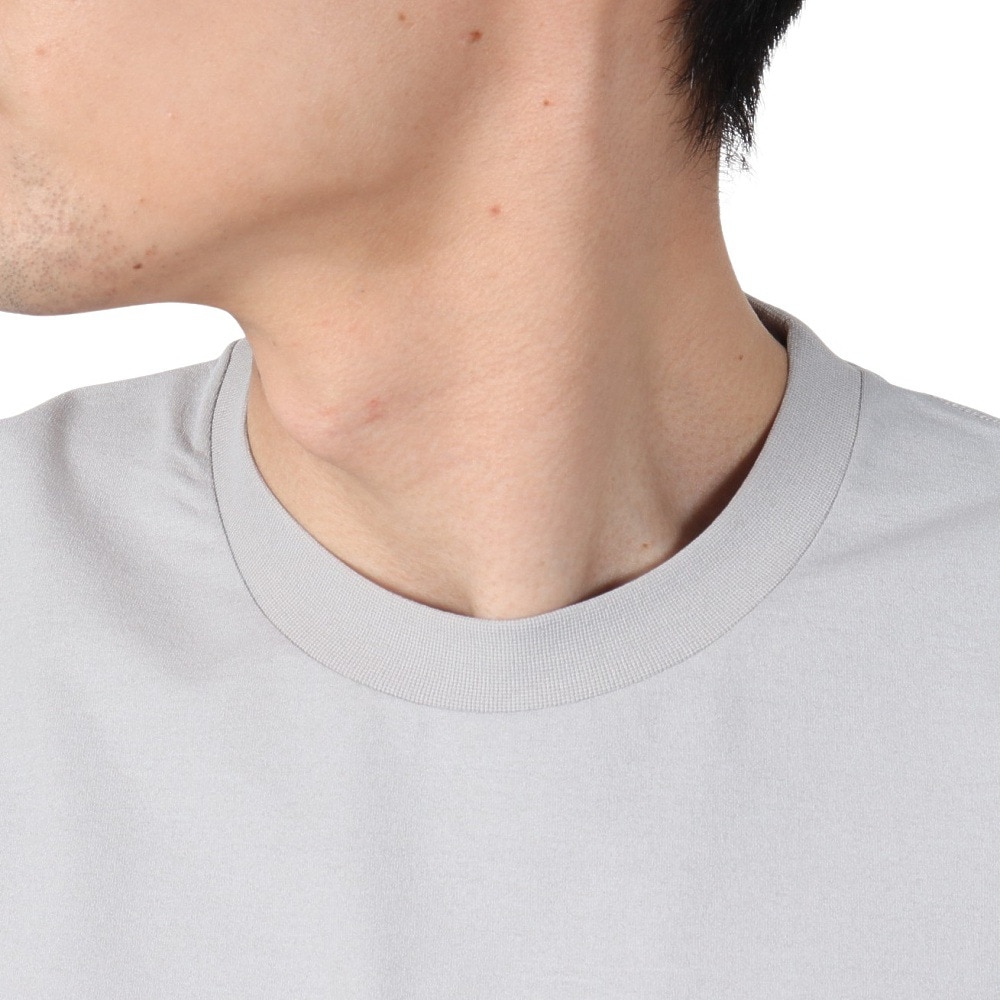 マーモット（Marmot）（メンズ）半袖Tシャツ クラック Tシャツ MTSS25MST063-C003 グレー 速乾