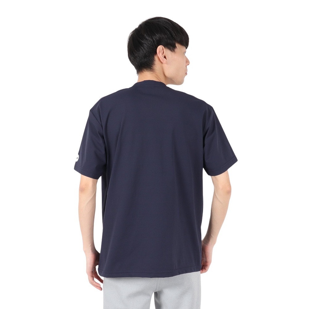 マーモット（Marmot）（メンズ）半袖Tシャツ クラック Tシャツ MTSS25MST063-C005 ネイビー 速乾