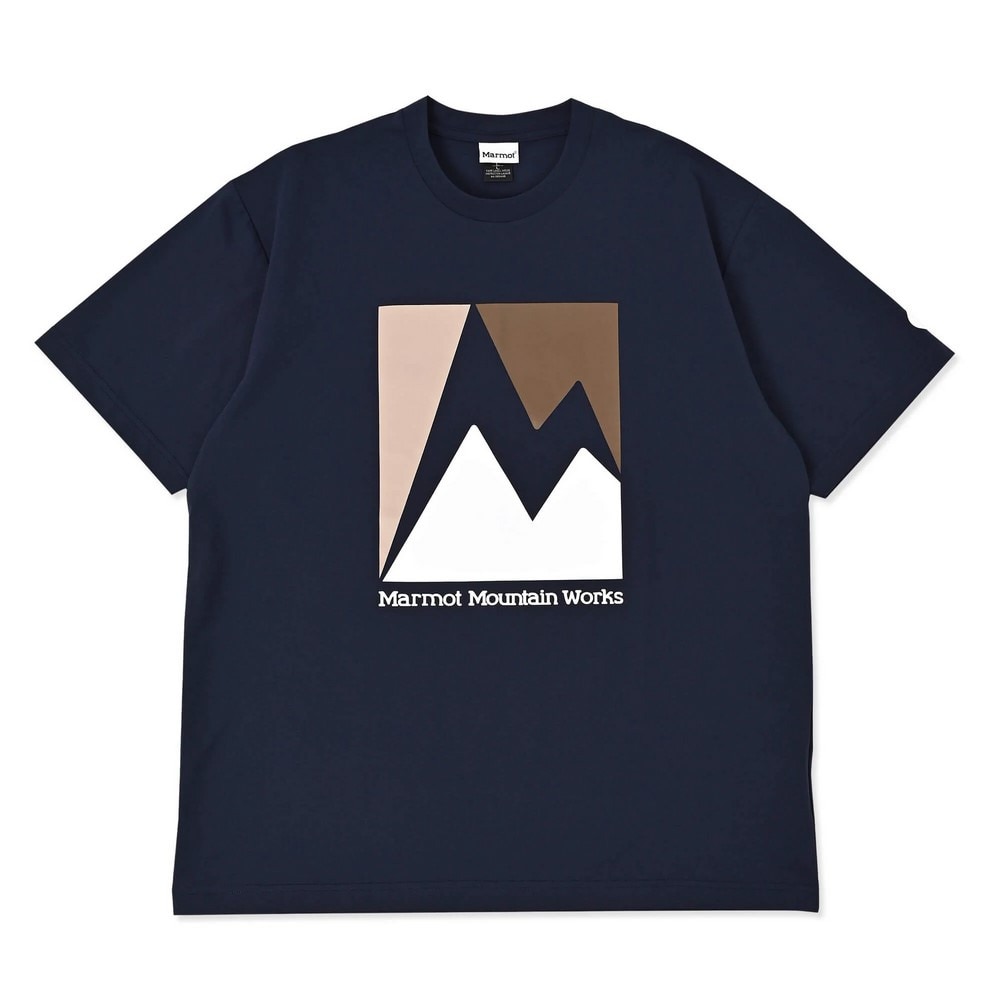 マーモット（Marmot）（メンズ）半袖Tシャツ クラック Tシャツ MTSS25MST063-C005