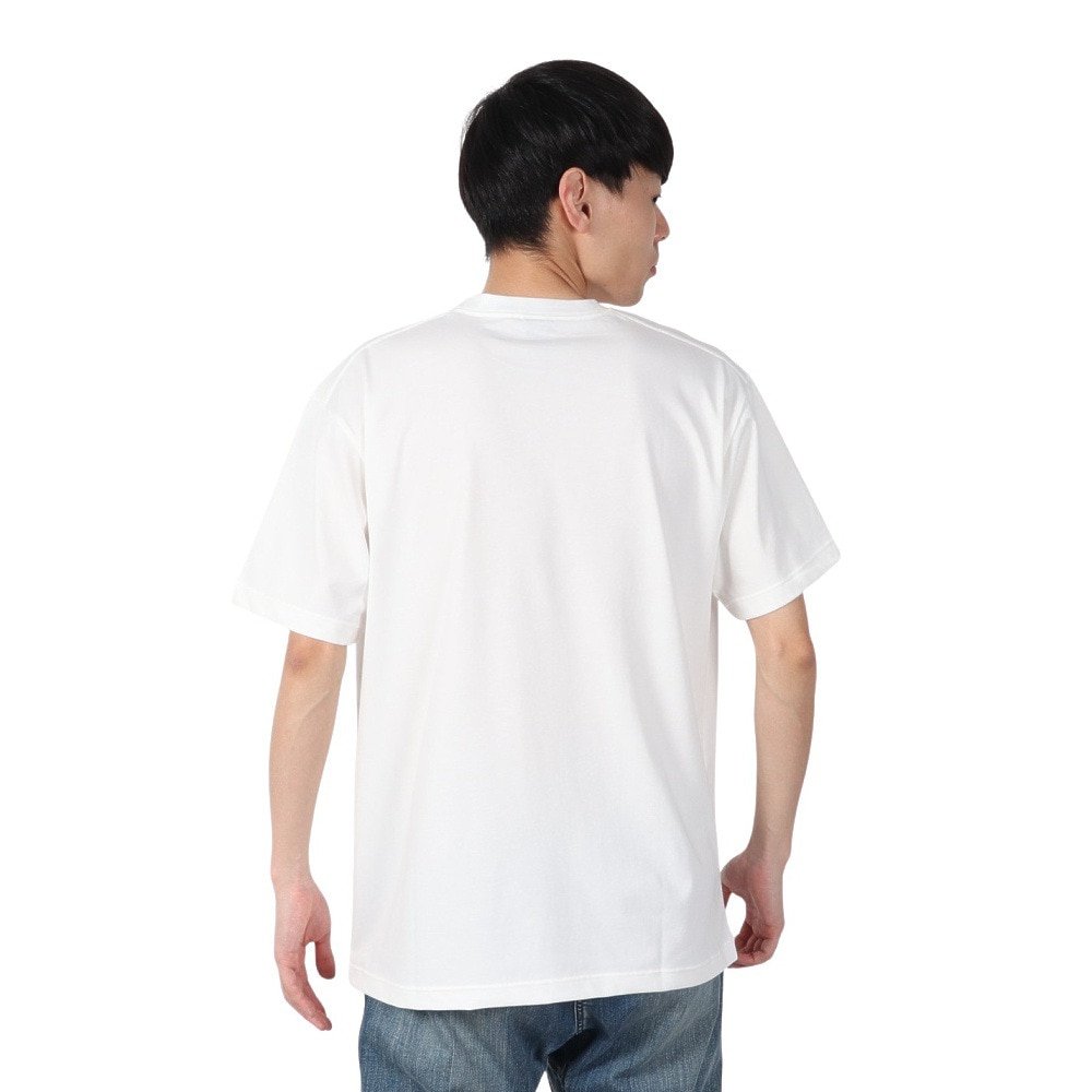 マーモット（Marmot）（メンズ）半袖Tシャツ MMW エンブロイダリーTシャツ MTSS25MST064-C002 ホワイト 速乾