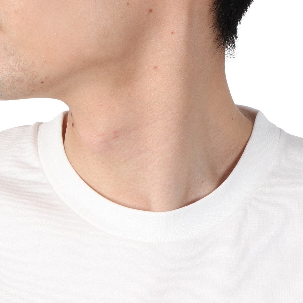 マーモット（Marmot）（メンズ）半袖Tシャツ MMW エンブロイダリーTシャツ MTSS25MST064-C002 ホワイト 速乾