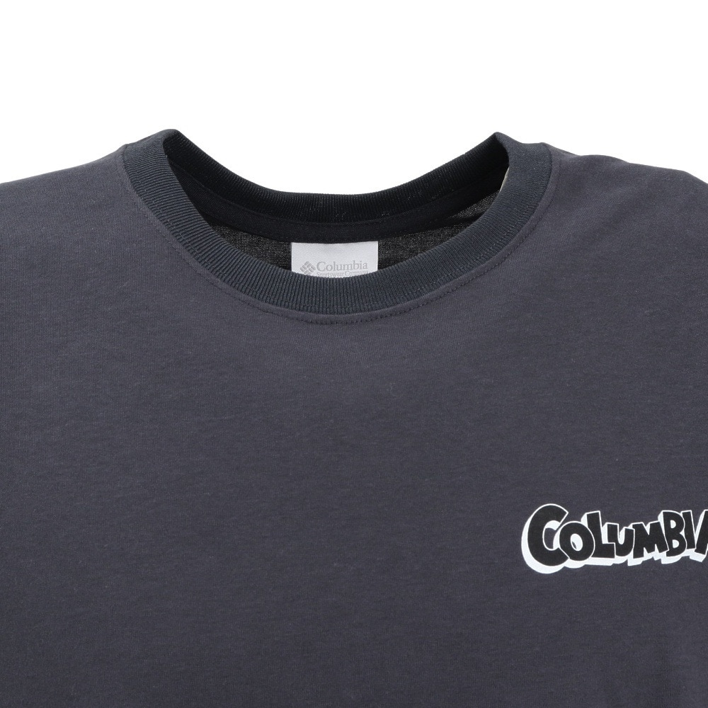 コロンビア（Columbia）（メンズ）半袖Tシャツ スウィンアベニュー オムニフリーズゼロ グラフィックシャツ PM0703 010 ダークグレー