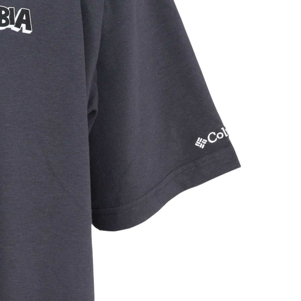 コロンビア（Columbia）（メンズ）半袖Tシャツ スウィンアベニュー オムニフリーズゼロ グラフィックシャツ PM0703 010 ダークグレー