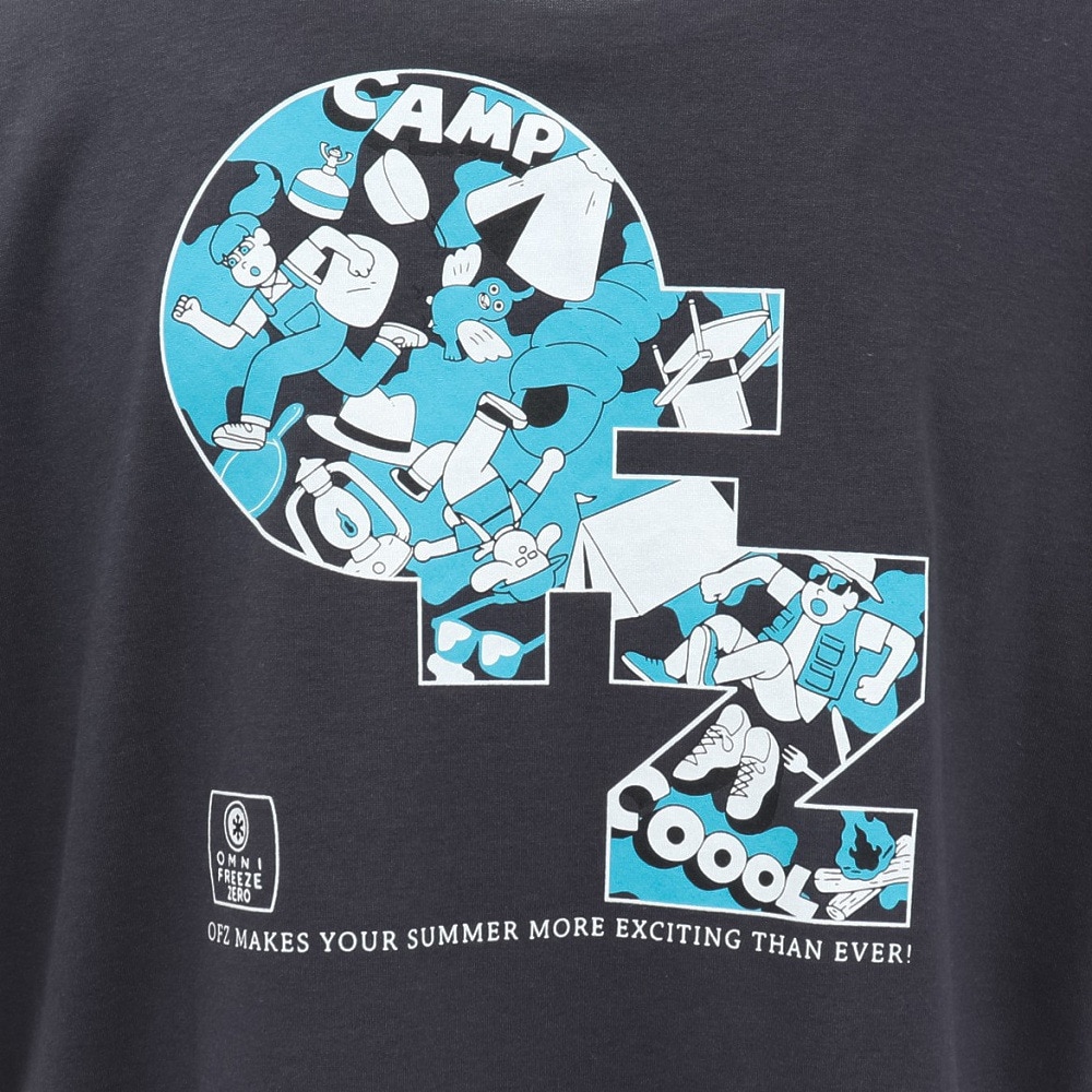 コロンビア（Columbia）（メンズ）半袖Tシャツ スウィンアベニュー オムニフリーズゼロ グラフィックシャツ PM0703 010 ダークグレー