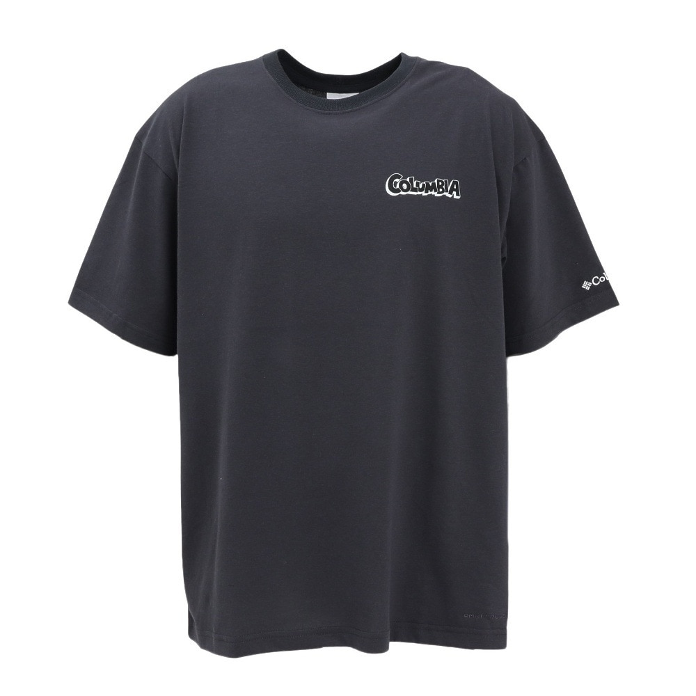 コロンビア（Columbia）（メンズ）半袖Tシャツ スウィンアベニュー オムニフリーズゼロ グラフィックシャツ PM0703 010 ダークグレー