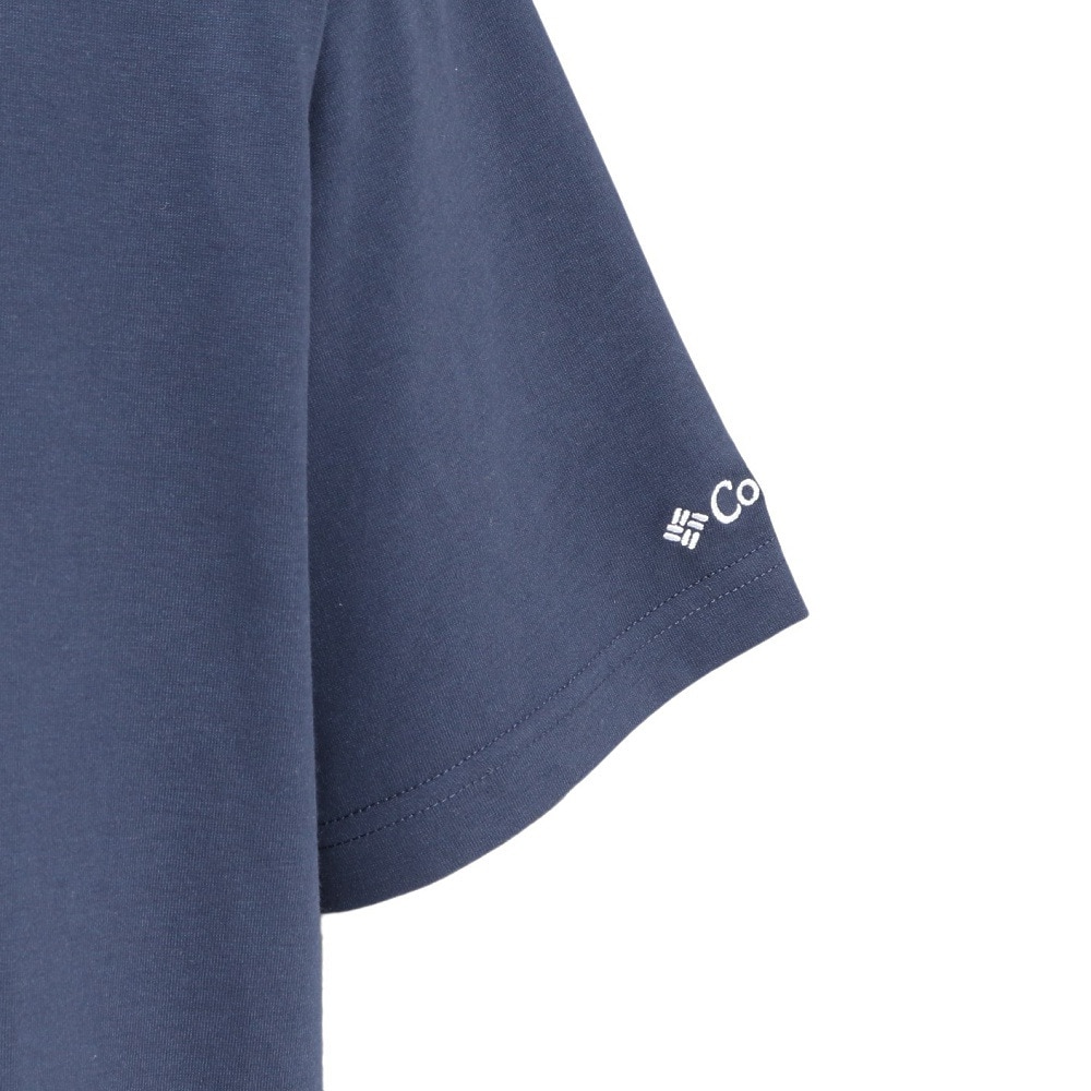 コロンビア（Columbia）（メンズ）半袖Tシャツ スウィンアベニュー オムニフリーズゼロ グラフィックシャツ PM0703 464 ネイビー