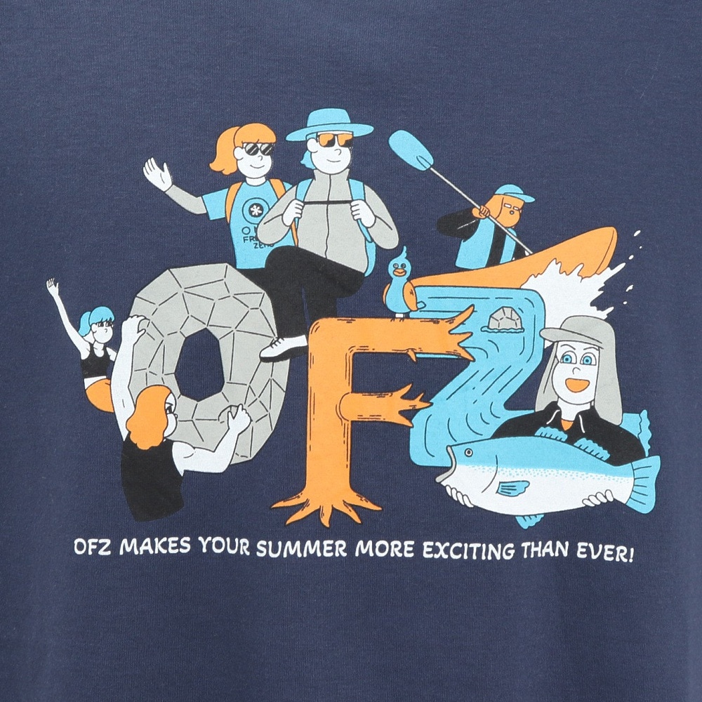 コロンビア（Columbia）（メンズ）半袖Tシャツ スウィンアベニュー オムニフリーズゼロ グラフィックシャツ PM0703 464 ネイビー