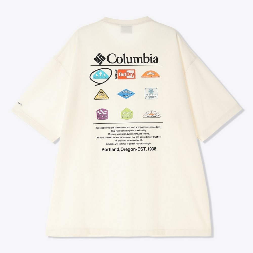 コロンビア（Columbia）（メンズ、レディース）スタックブルックグラフィック 半袖Tシャツ PM0785 125