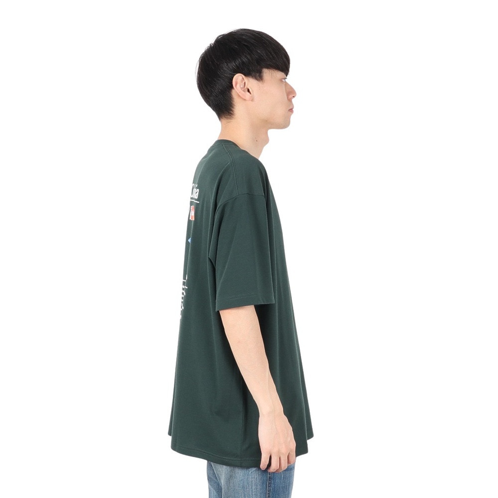 コロンビア（Columbia）（メンズ、レディース）スタックブルックグラフィック 半袖Tシャツ PM0785 370