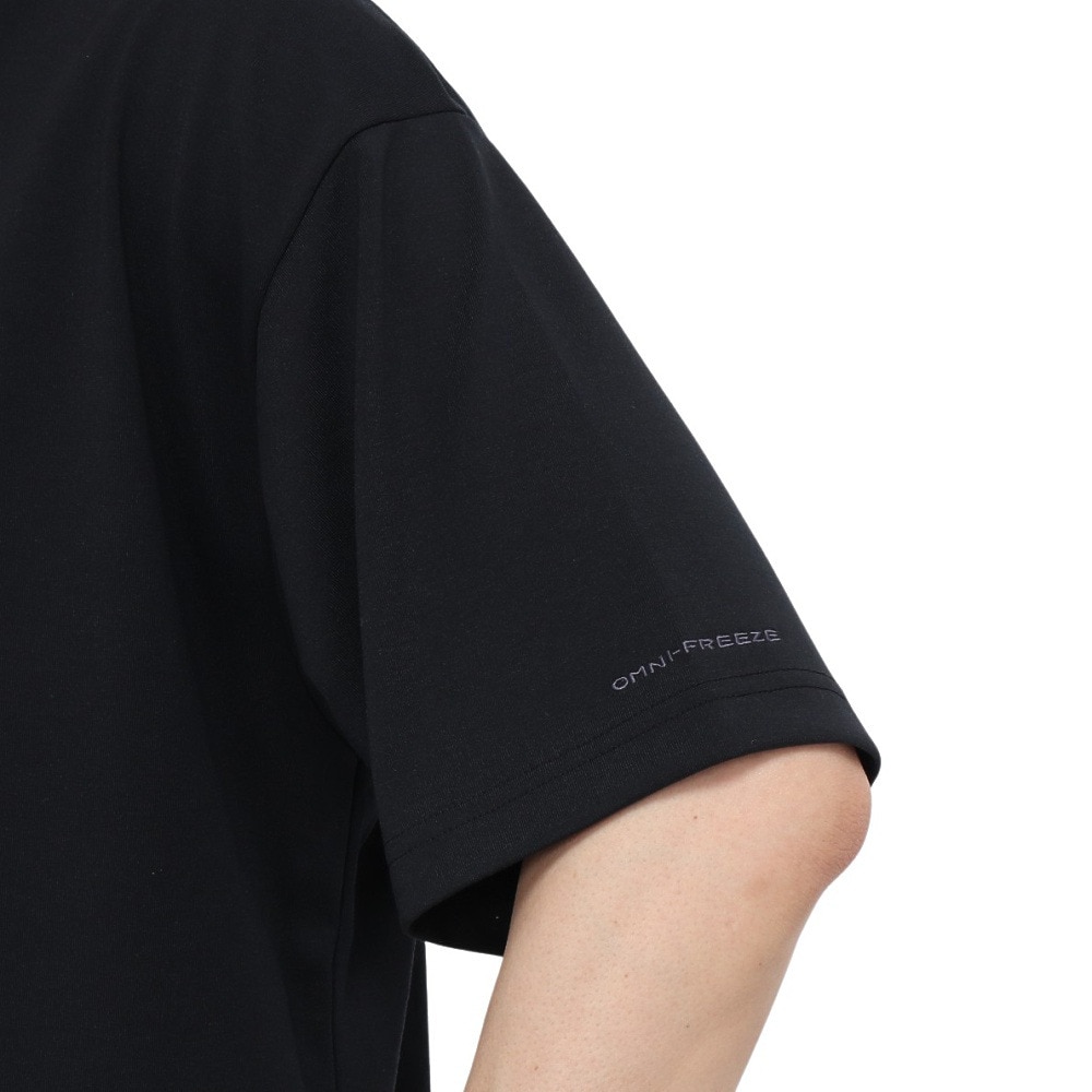 コロンビア（Columbia）（メンズ）半袖Tシャツ サンライズストレイトオムニフリーズゼログラフィック PM0950 010 ブラック