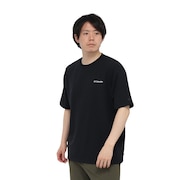 (メンズ)半袖Tシャツ サンライズストレイトオムニフリーズゼログラフィック PM0950 010 ブラック