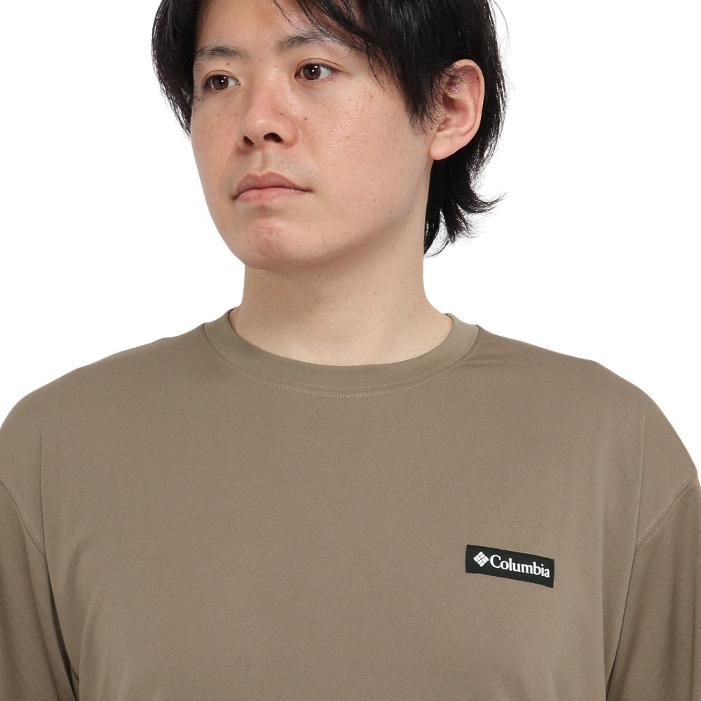 コロンビア（Columbia）（メンズ）レイク アローヘッド 半袖Tシャツ XM9614 252 ブラウン